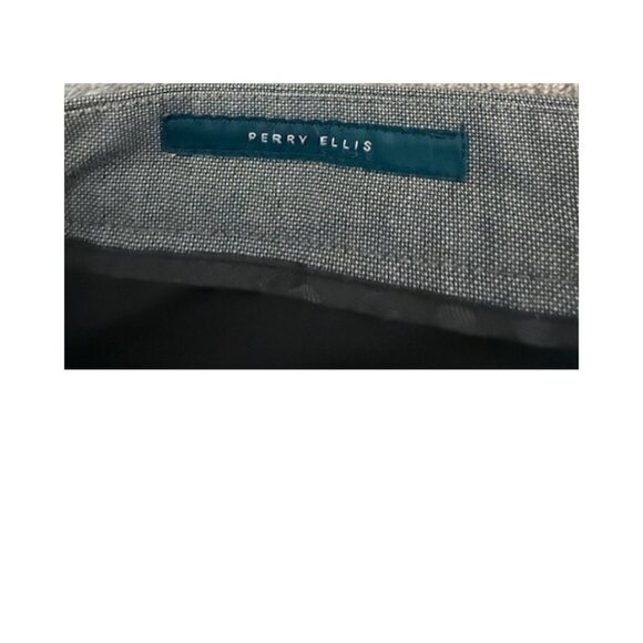 Perry Ellis Men’s Gray Dress Pants 34W – Classic Fit, Office/Business Style - Picture 3 of 9